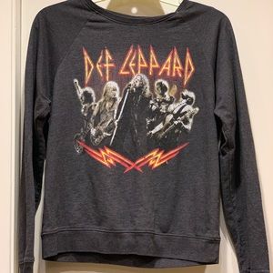 Def Leppard sweatshirt med